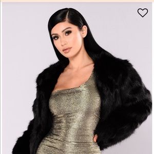 ❌SOLD❌ Black Faux Fur Coat